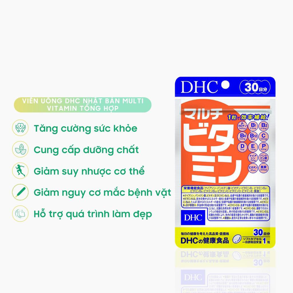 Viên uống bổ sung vitamins DHC Multi vitamins Nhật Bản