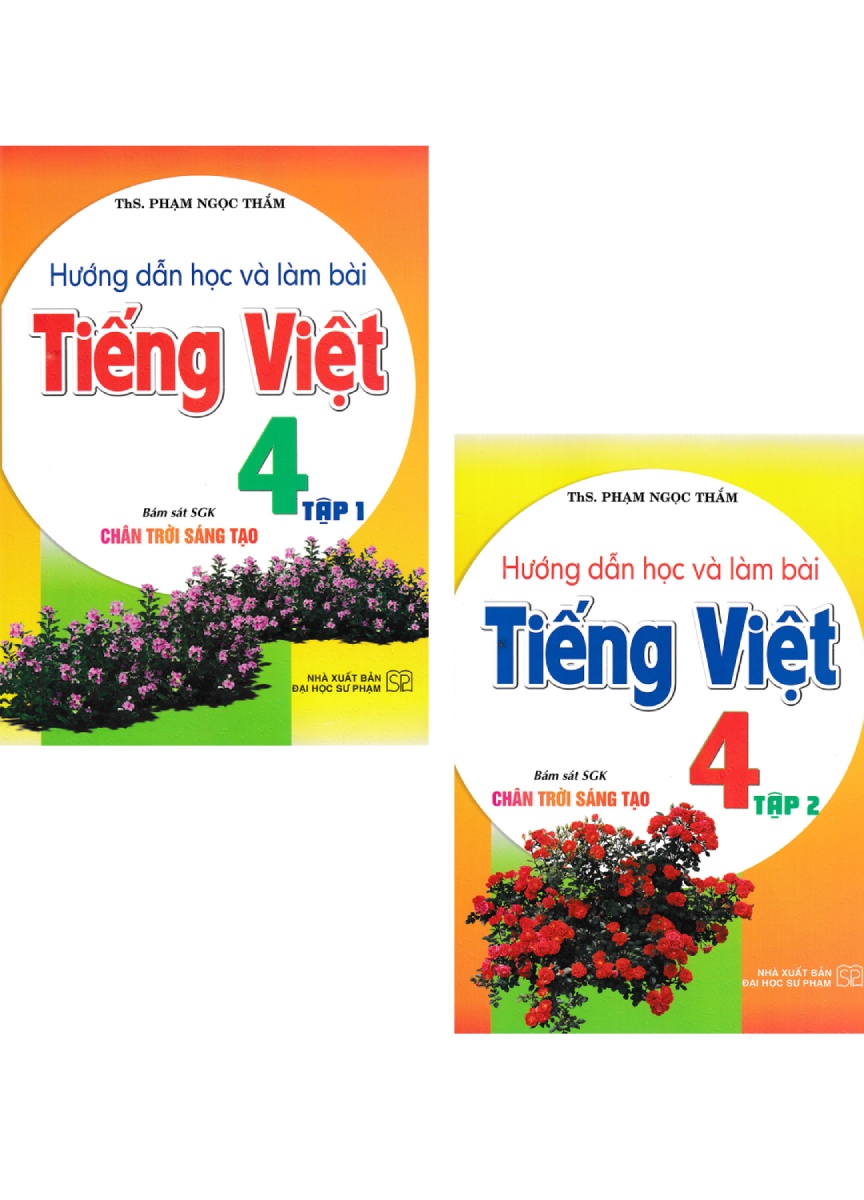 Combo Hướng Dẫn Học Và Làm Bài Tiếng Việt 4 - Tập 1 + 2 _HA
