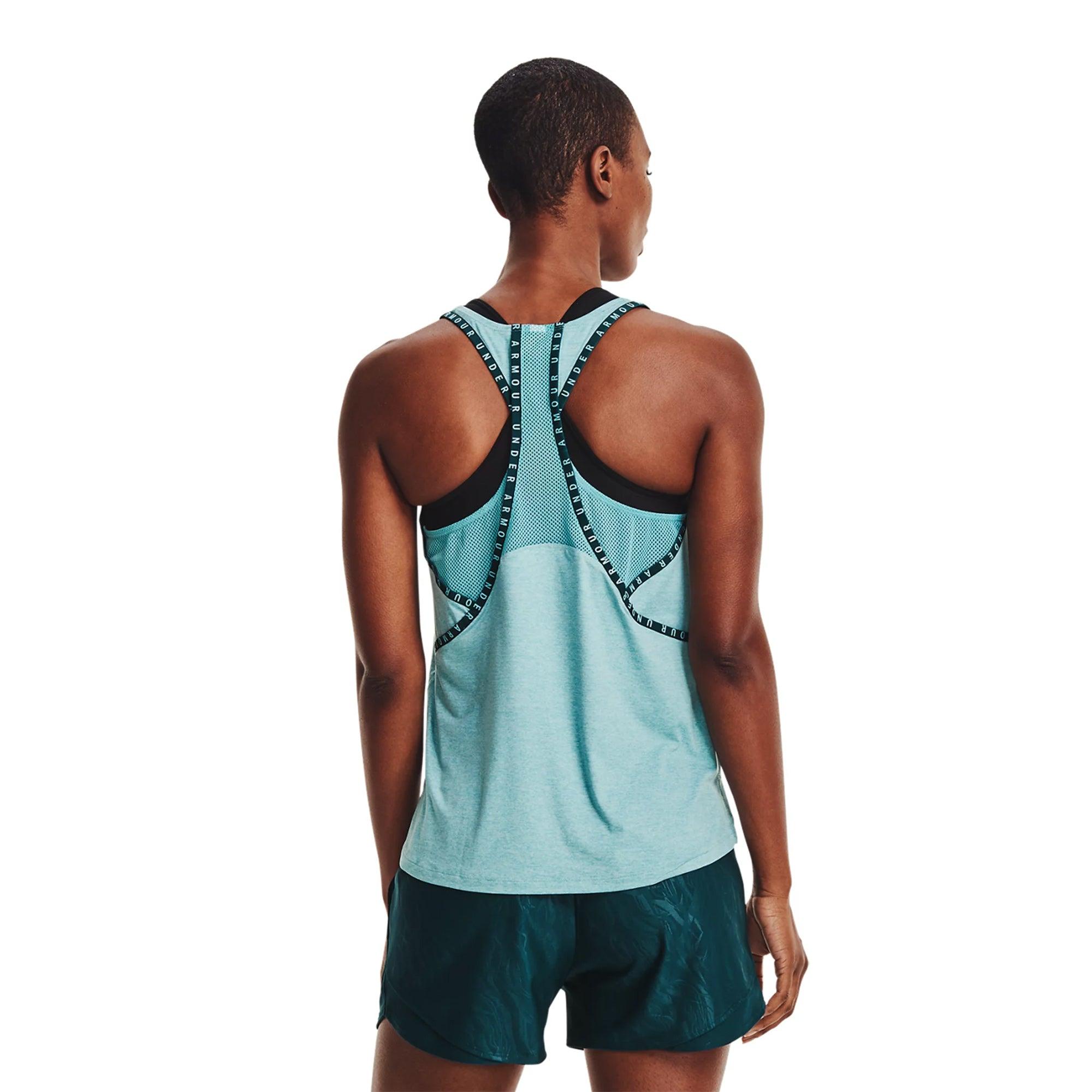 Áo ba lỗ thể thao nữ Under Armour Knockout Mesh Back - 1360831-477