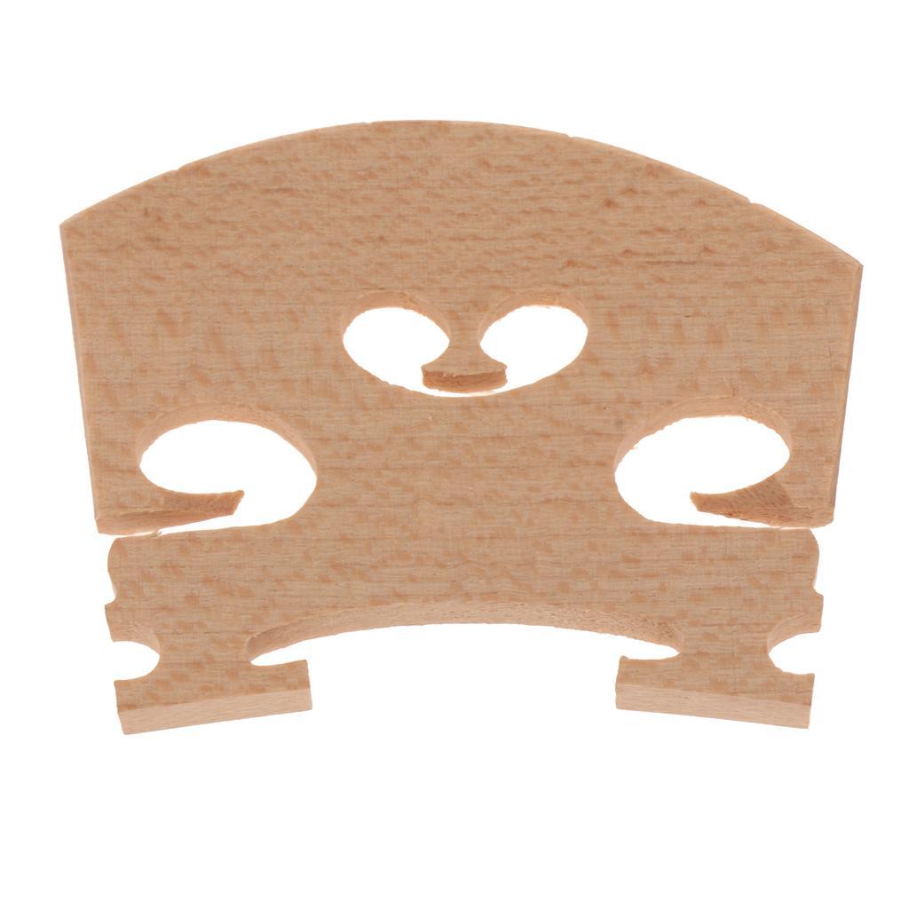 Solid Wooden Violin Bridge Musical Instrument DIY Replace 4-4 3.6cm