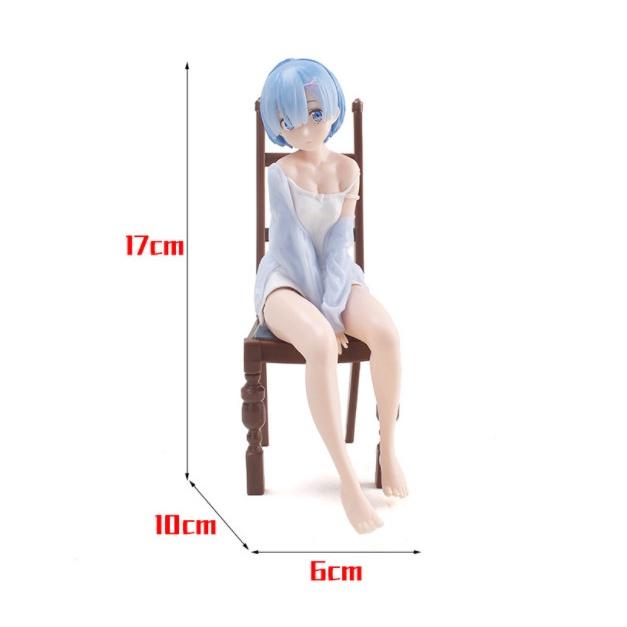 Mô hình nhân vật Rem-Cô hầu gái (ngồi ghế tựa)