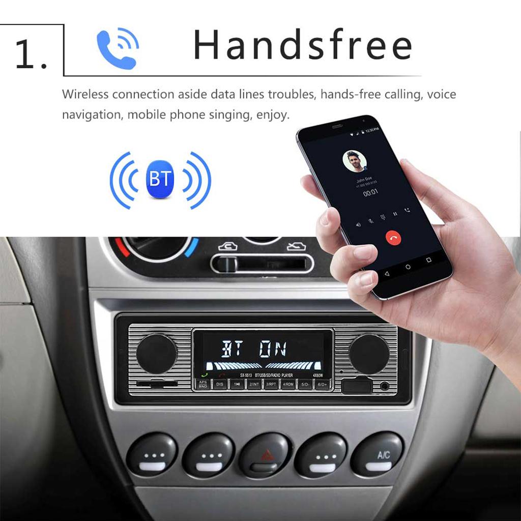 Autoradio Bluetooth Remote Control Handsfree FM Car Stereo