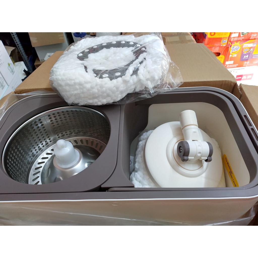 Bộ Chổi Lau Nhà Dual Bucket Cao Cấp ETM478 (lồng vắt inox) cam kết hàng chuẩn, y hình