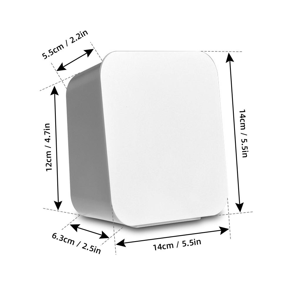 Hộp lưu trữ gắn trên tường cho giấy Vệ sinh Khăn ăn tự dính cho phòng ngủ trong phòng tắm