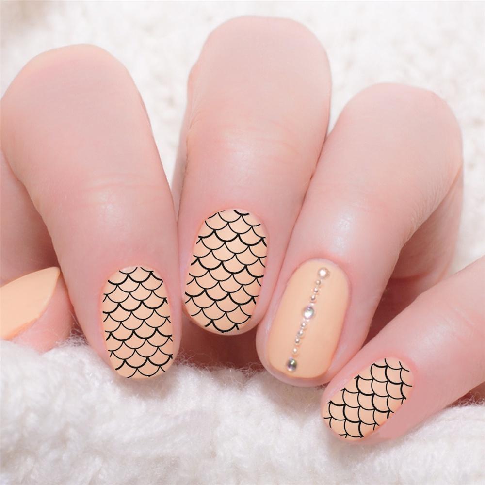 Khuôn Trang Trí Móng Tay Họa Tiết Cá/ Gấu Trúc Dễ Thương Thời Trang Mùa Hè