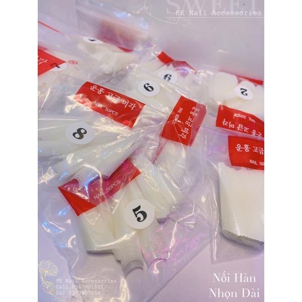 Móng nối nhọn Hàn Quốc, phom móng nhọn dài Nail