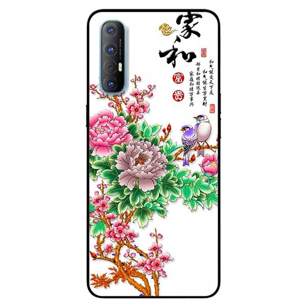 Ốp lưng dành cho Oppo Reno 3 Pro mẫu Hoa Mẫu Đơn