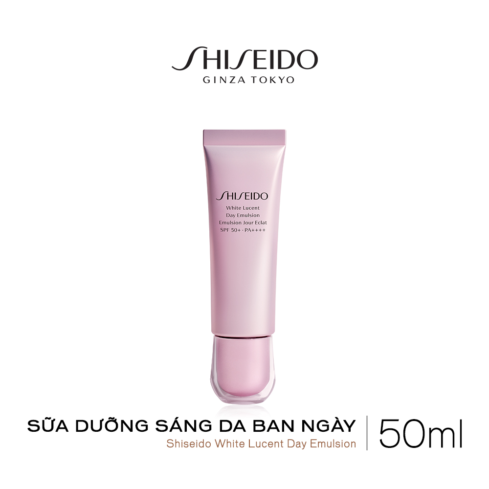 Bộ Sản Phẩm Sữa dưỡng sáng da ban ngày Shiseido White Lucent Day Emulsion 50ml