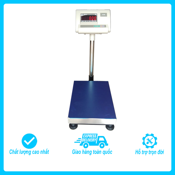 Cân bàn điện tử thông dụng Yaohua A12E, Bàn cân kích thước 30x40cm , Mức ký/ Sai số lựa chọn: 30kg/0.005kg, 60kg/0.01kg, 100kg/0.02kg