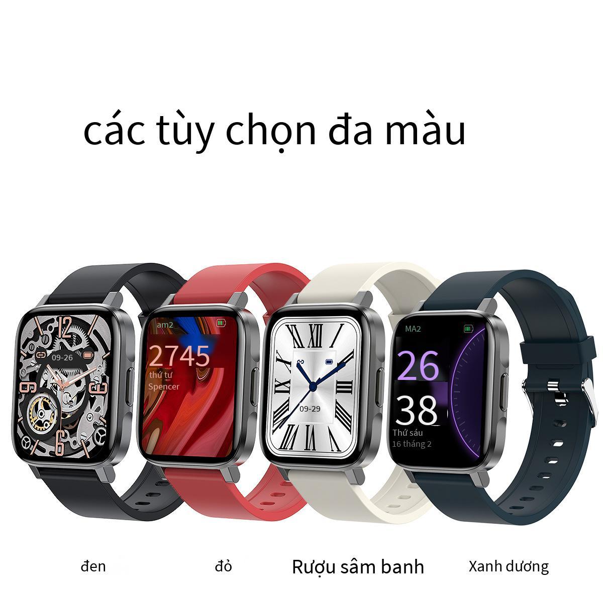 Nguồn thuận lợi nhất của F60 mới, theo dõi nhiệt độ oxy trong máu, thể thao, toàn màn hình cảm ứng, vòng đeo tay đồng hồ thông minh DIY dial
