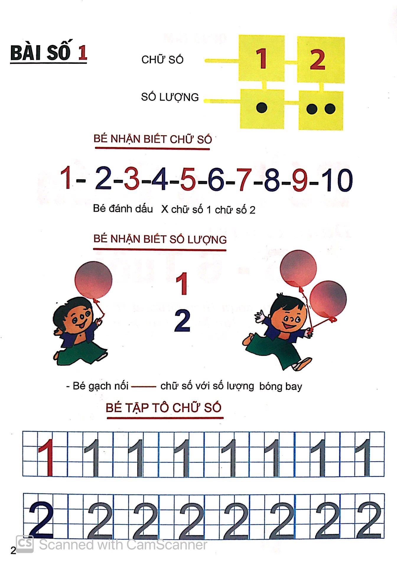 Bé Học Toán Dành Cho Trẻ 5 - 6 Tuổi