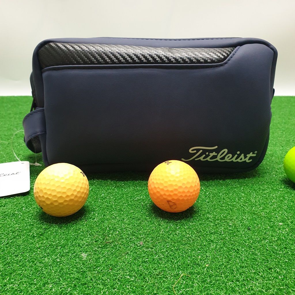Túi Golf Cầm Tay - Da PU Chống Nước, Nhỏ Gọn