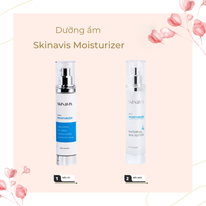 Lotion Skinavis Moisturizer – Lotion đặc biệt cho da dầu mụn ,cấp ẩm mà vẫn thoáng da 60ml