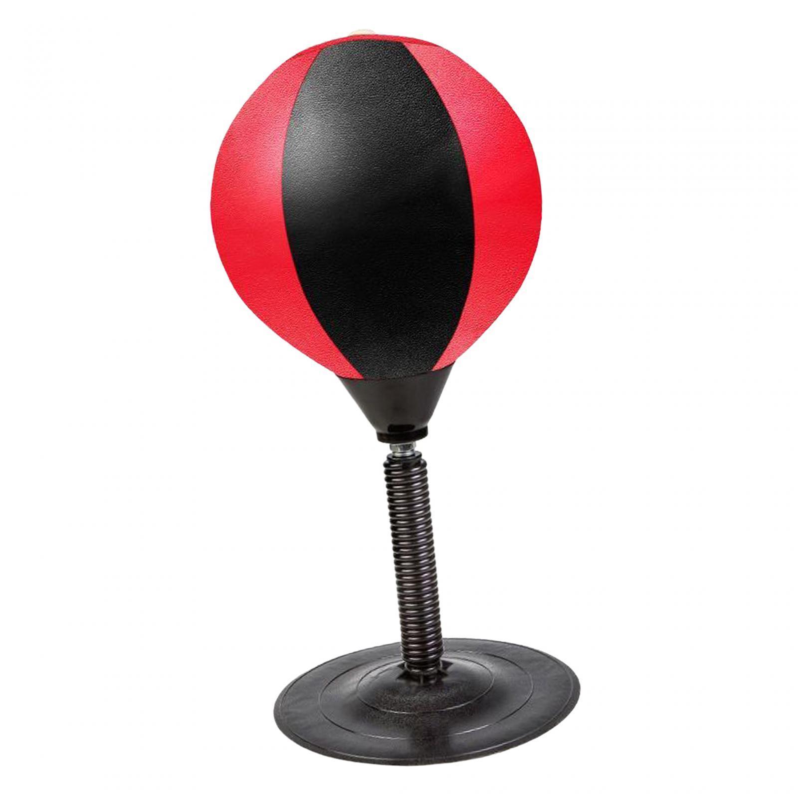 Desktop Punch Bag,Speed Punching Ball with Pump Adult Sport Boxing Training Desktop Punch Free Standing Boxing Suction Base Spring
