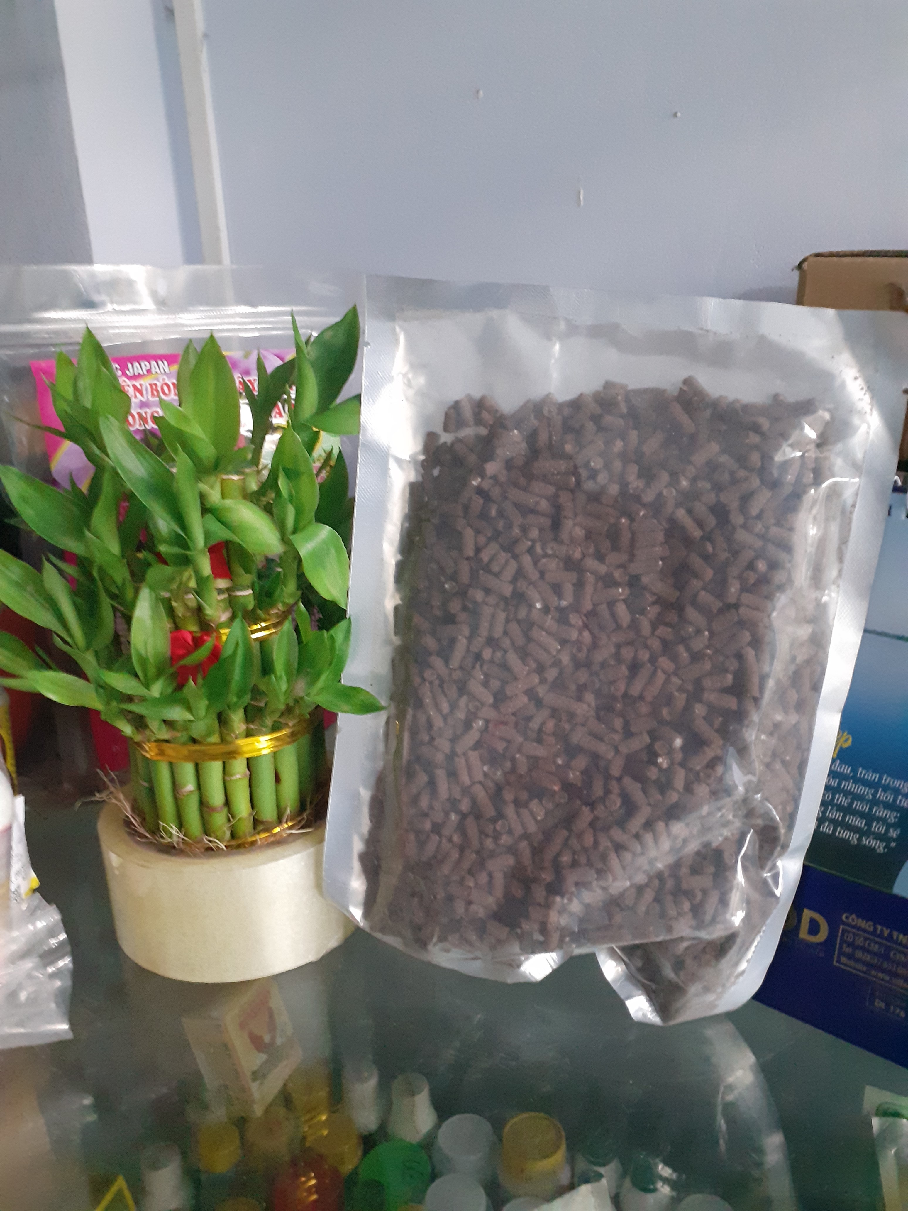 Phân hữu cơ cho rau hữu cơ .