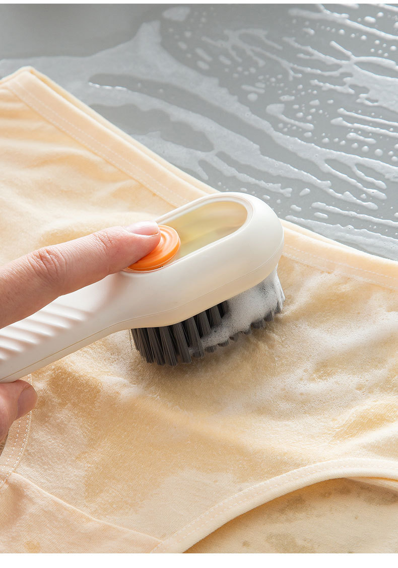 Bàn Chải Vệ Sinh Giày Đa Năng Có Ngăn Đựng Xà Phòng
