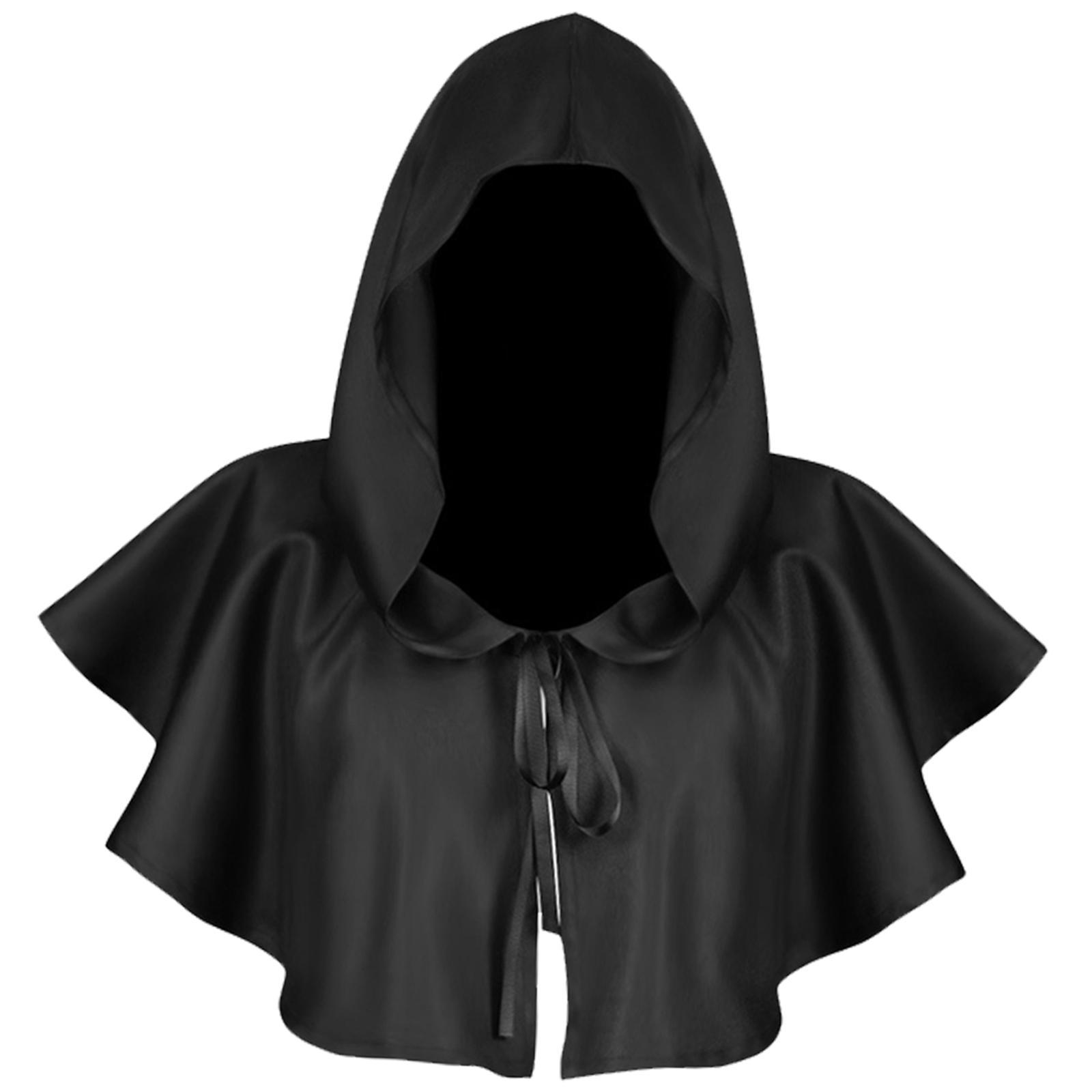 Halloween Cloak Cosplay Death Cape Wizard Cloak for Women Men Unisex