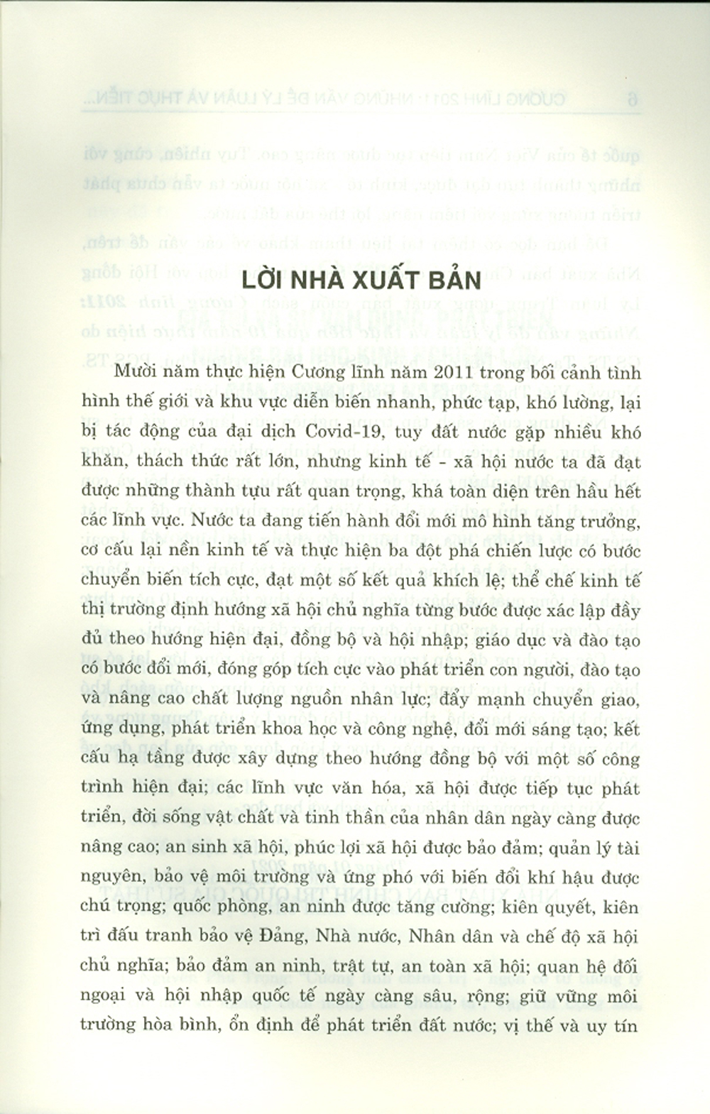 Cương Lĩnh 2011 - Những Vấn Đề Lý Luận Và Thực Tiễn Qua 10 Năm Thực Hiện