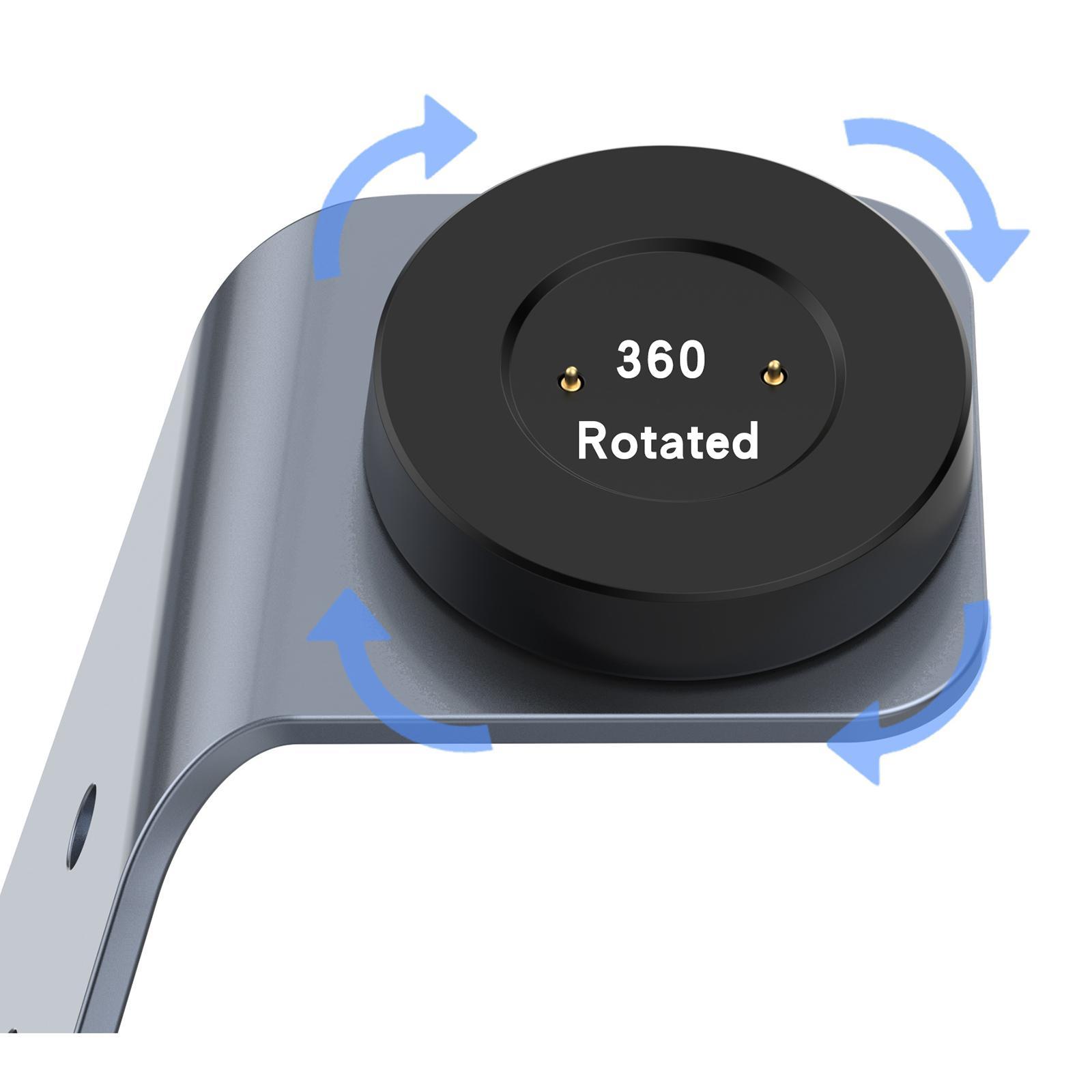 Replacement Charger Dock Stand GT GT2 GT 2e 42mm 46mm New Watch-Gray