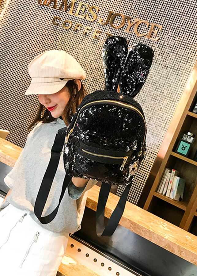 Balo thỏ sequin lấp lánh BERI