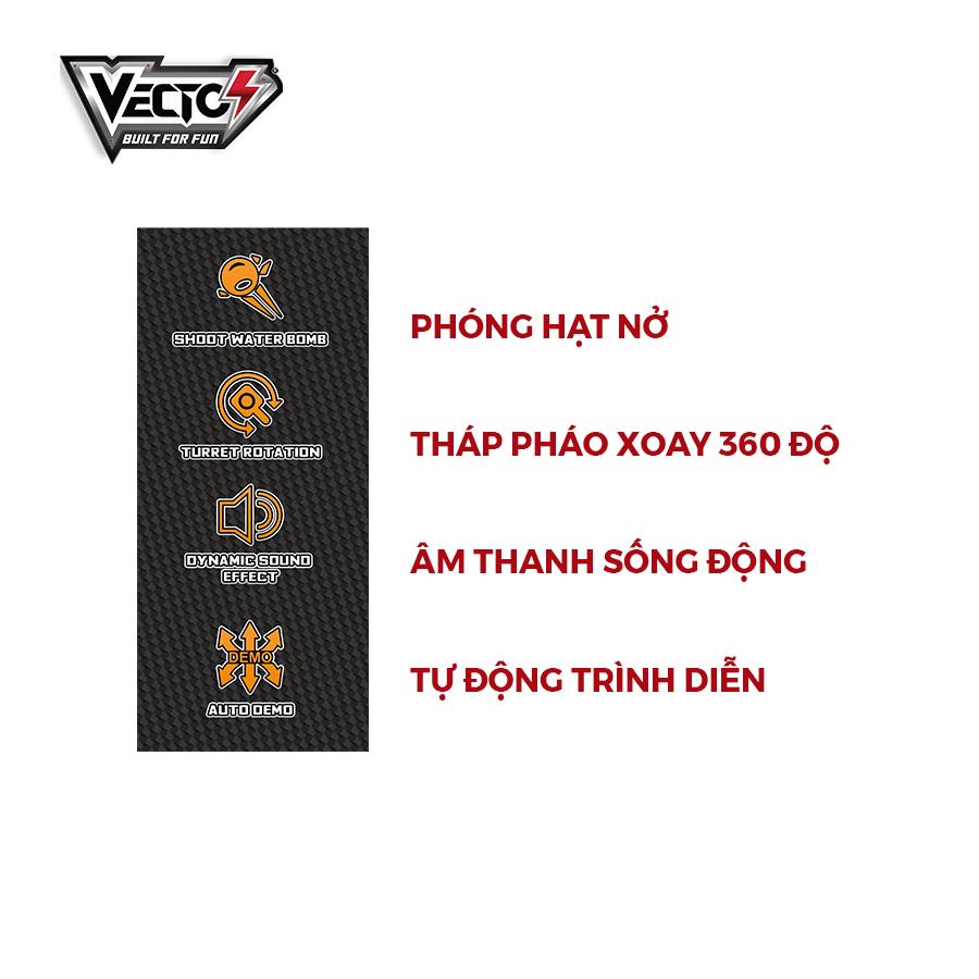 Đồ Chơi Xe Tank Tương Lai Điều Khiển Từ Xa (Trắng) VECTO VT6615A/WH