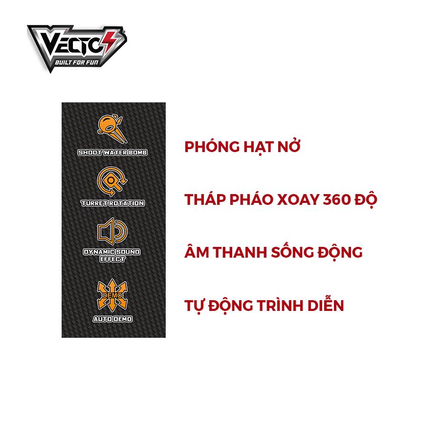 Đồ Chơi Xe Tank Tương Lai Điều Khiển Từ Xa (Trắng) VECTO VT6615A/WH