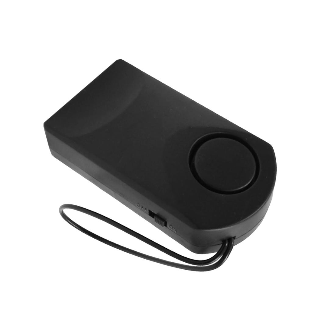 Wireless Door Alarm Door Handle Knob Hanging Alarm Motion Detector Black