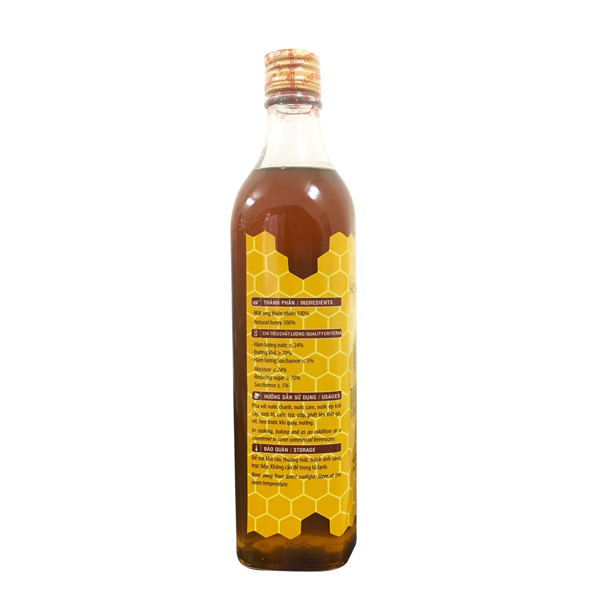 Mật ong thiên nhiên Honeyboy 500ML