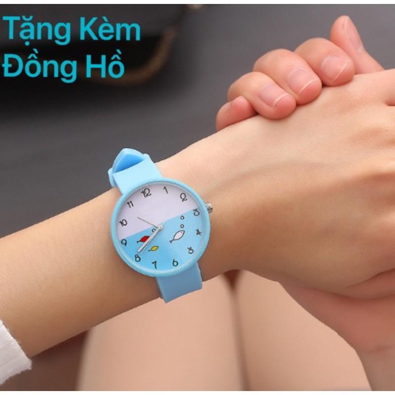 ( SẴN HÀNG ) Bàn Ghế Học Sinh Chống Gù, Chống Cận M2 ( Tặng kèm Đồng Hồ + Giá đọc sách + Chống cằm )