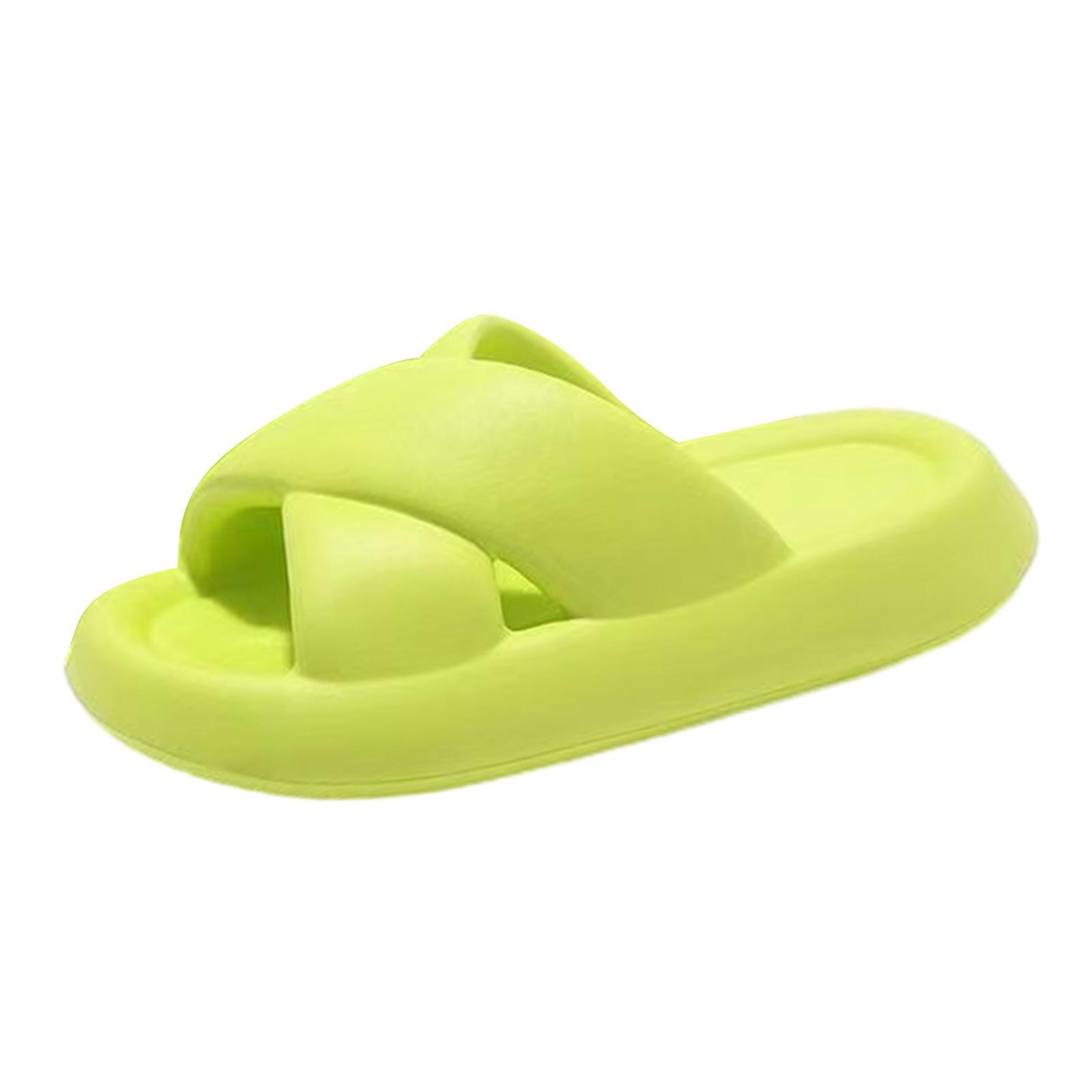 Pillow Slippers Open Toe Super Soft Slippers for Home Indoor Bathroom Unisex