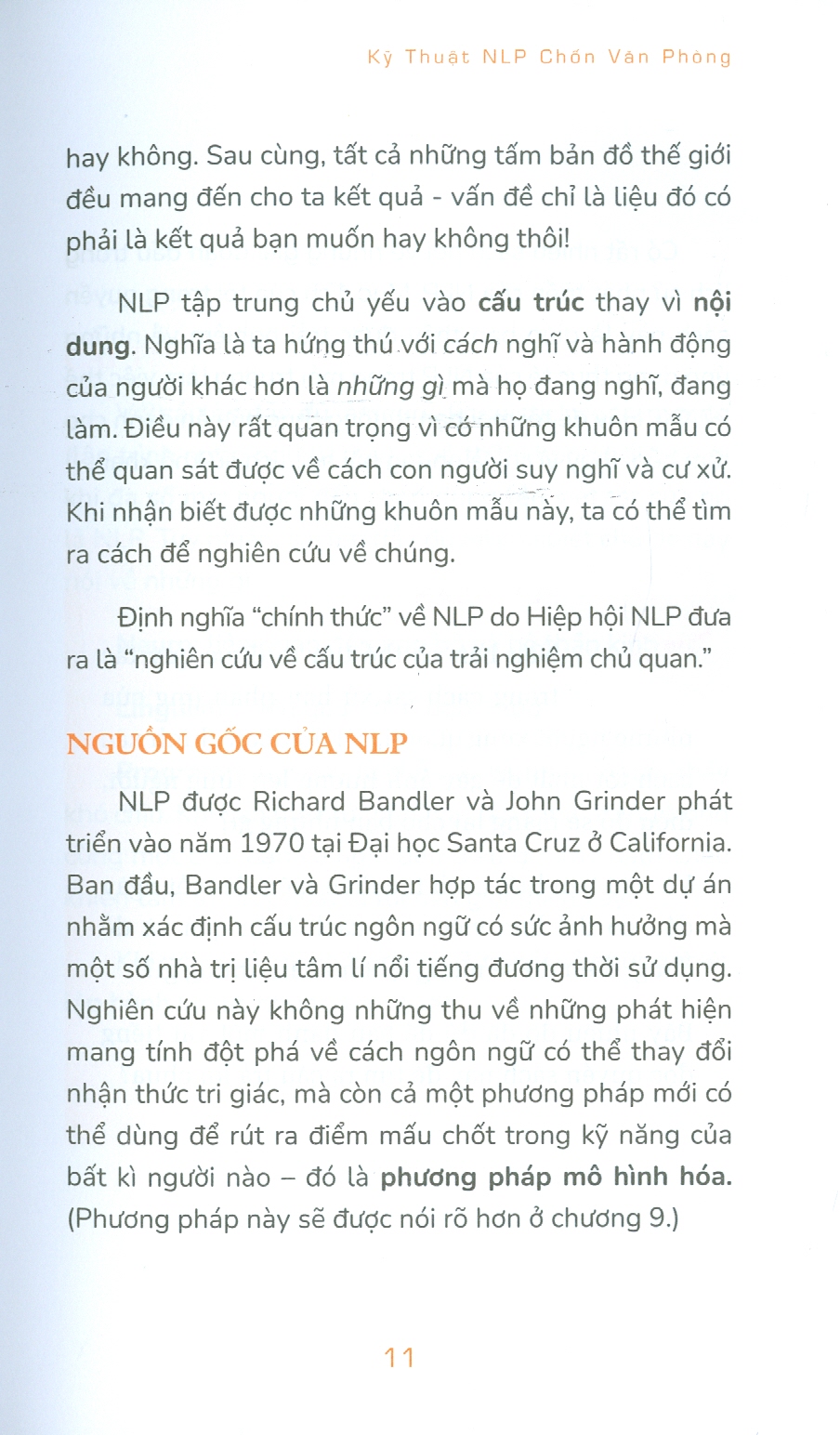 Ứng Dụng Tâm Lý Học NLP - Kỹ Thuật NLP Chốn Văn Phòng