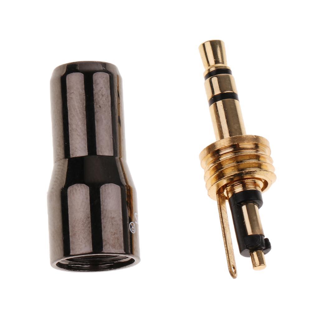 3.5mm Stereo Jack Plug Audio Headphone Mic Jack Plug Connector