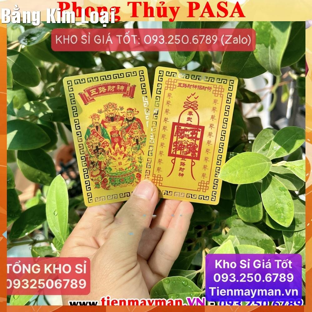 Ngũ Lộ Thần Tài để ốp điện thoại, ví tiền - Khai cung Tài, Mở cung Lộc - Đã Khai Quang