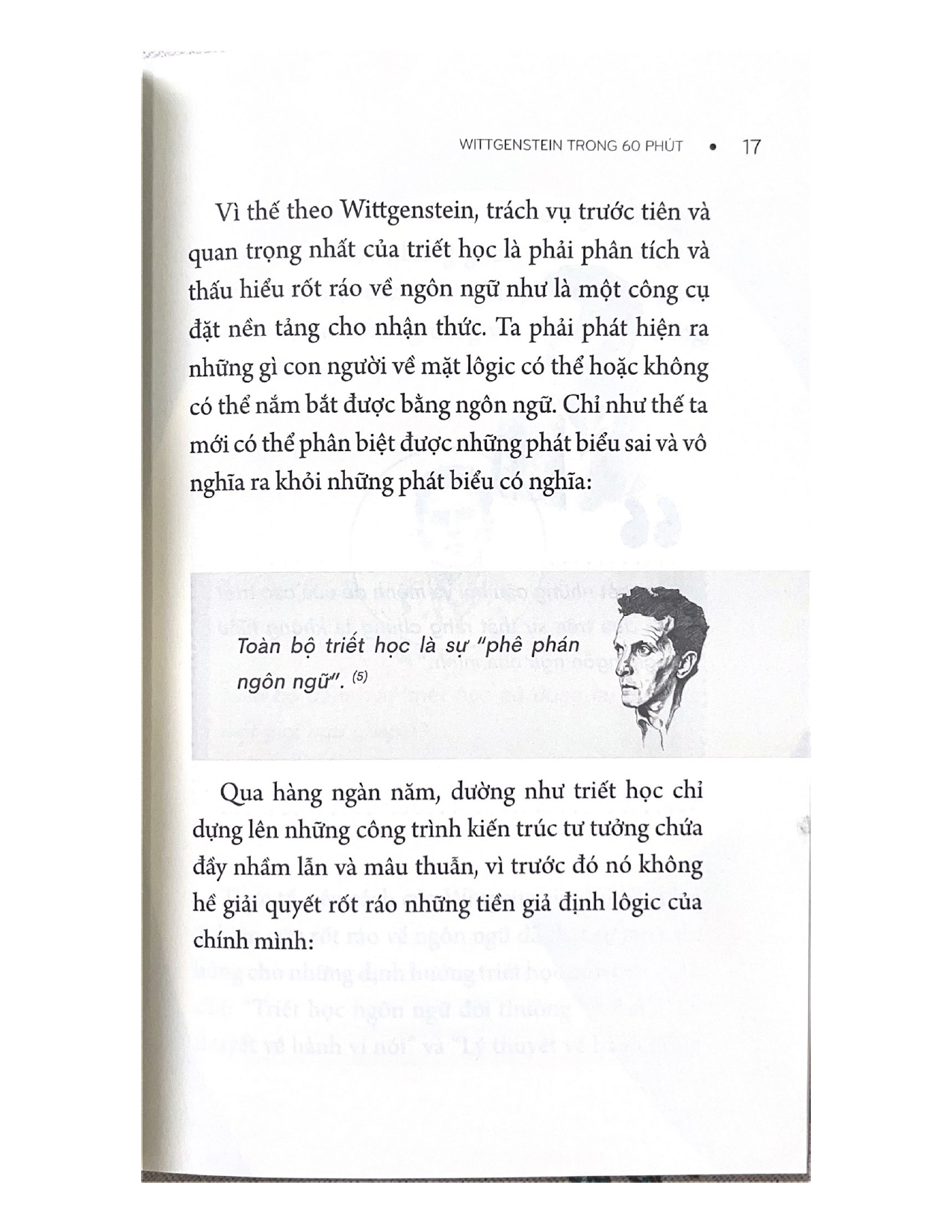 Những Nhà Tư Tưởng Lớn - Wittgenstein In 60 Minuten - Wittgenstein Trong 60 Phút – Vanlangbooks