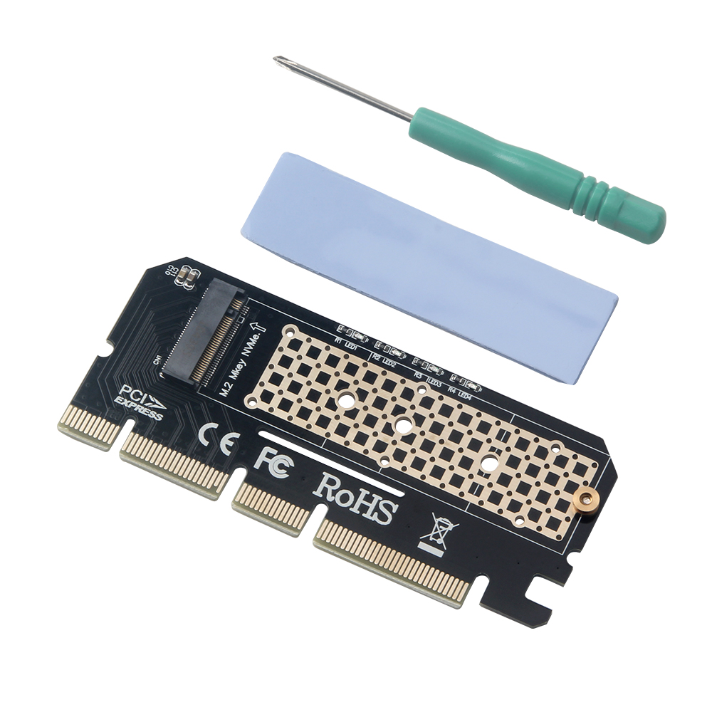 Bộ Chuyển Đổi Thẻ M.2 Nvme SSD Ngff Sang PCIe3.0 X16 Hỗ Trợ Thẻ PCI Express 3.0 X4