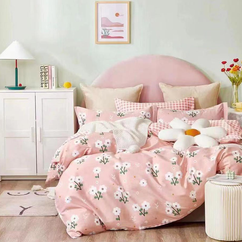 SHANGNI Soothing cotton air conditioning quilt Bốn mảnh thiết lập Đồ nội thất Giường bốn bộ