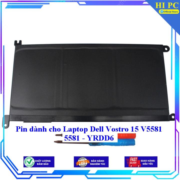 Pin dành cho Laptop Dell Vostro 15 V5581 5581 YRDD6 - Hàng Nhập Khẩu