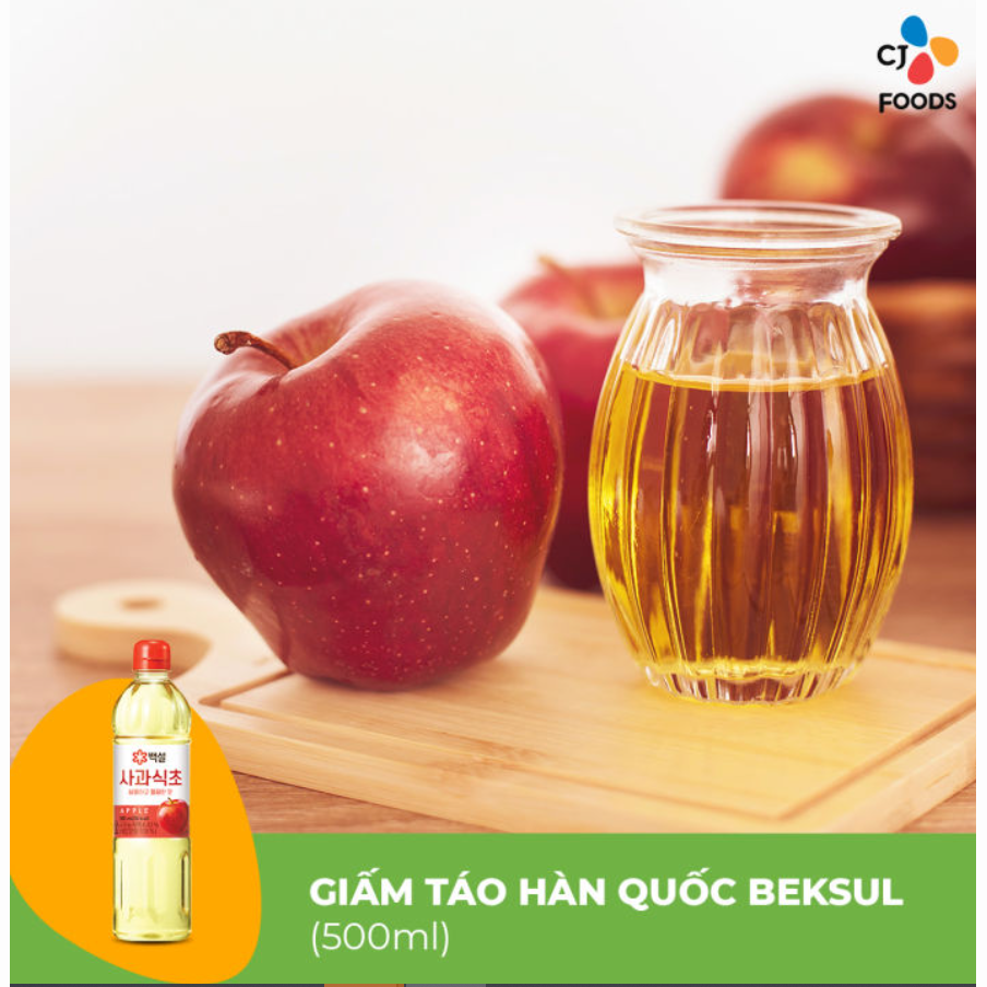 Giấm Táo Hàn Quốc Beksul 500ml