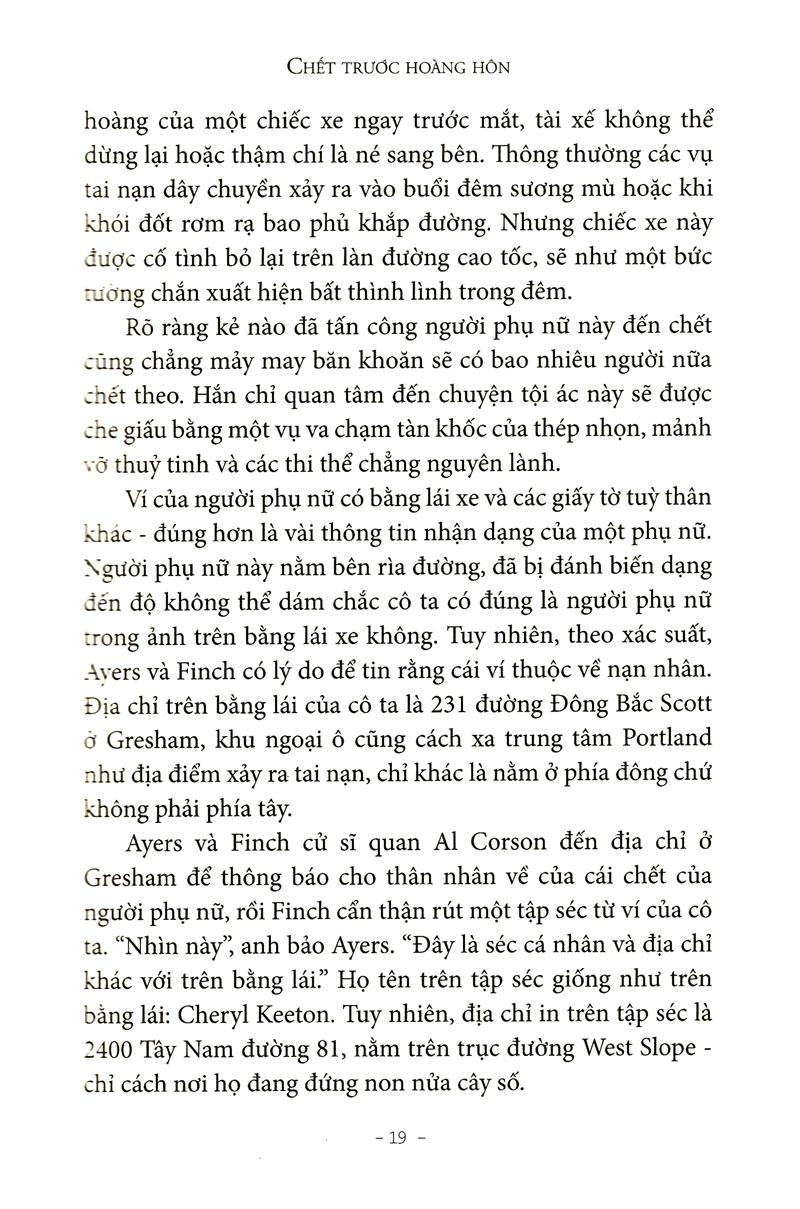 Sách Chết Trước Hoàng Hôn