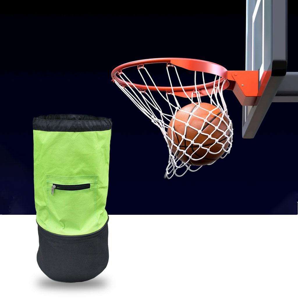 Mesh Storage Bag with Pocket Basketball Soccer Volleyball Bag Travel