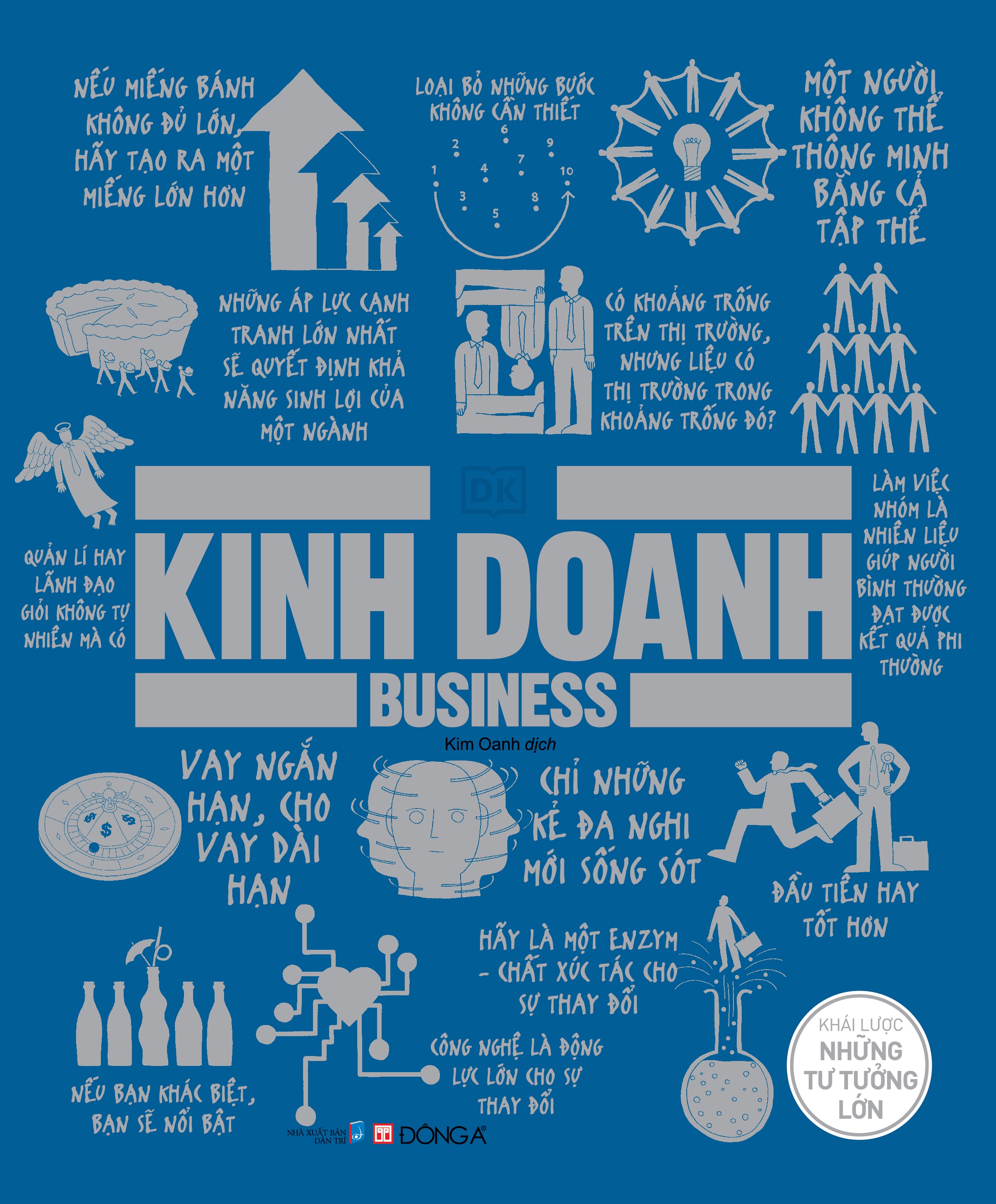 KINH DOANH - KHÁI LƯỢC NHỮNG TƯ TƯỞNG LỚN - DK - Kim Oanh dịch - Tái bản 2023 - (bìa cứng, có áo, in màu toàn bộ)