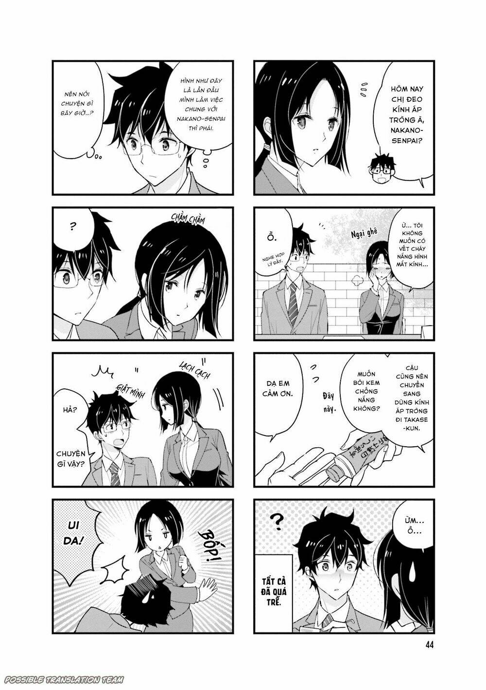 senpai nhỏ nhắn của tôi rất dễ thương chapter 21 4