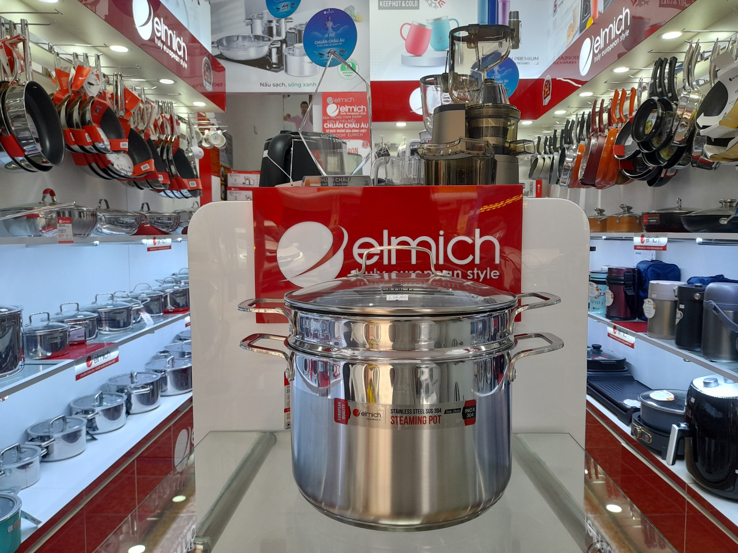 Nồi hấp Inox 304 Elmich 26cm EL3361