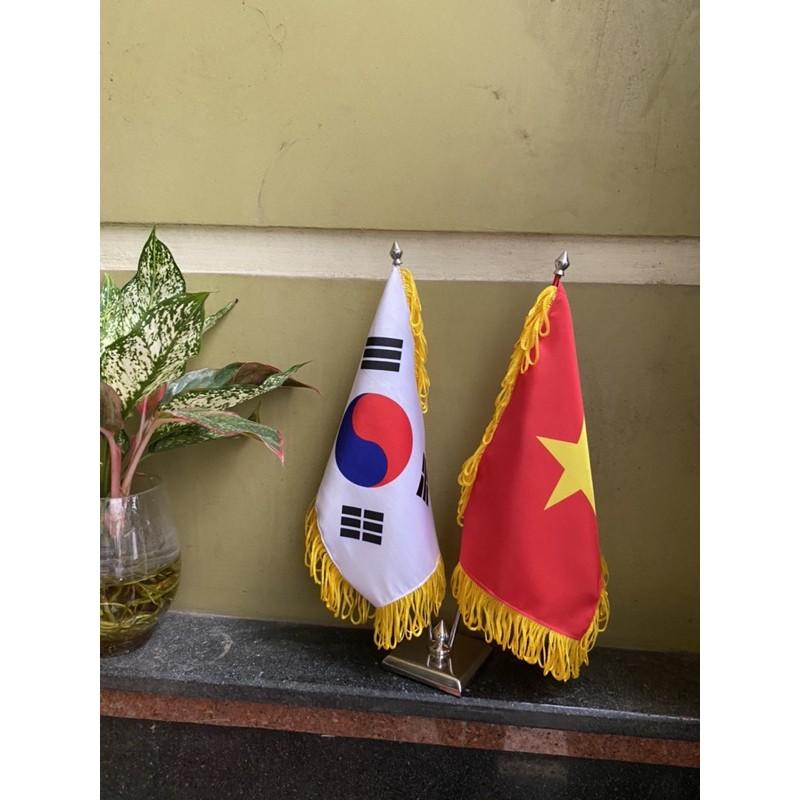 Cờ để bàn Việt Nam- Hàn Quốc