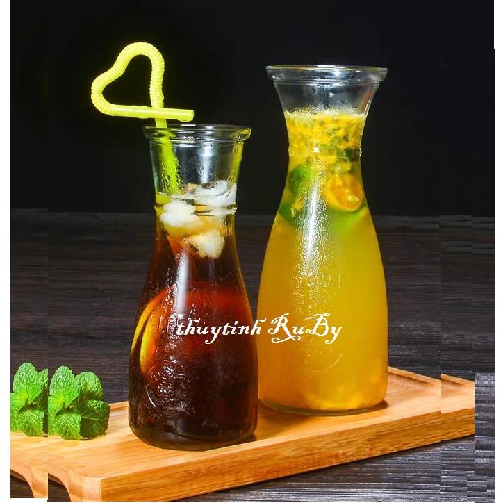 Ly thủy tinh eo uống trà sữa 350ML - Ly cốc sinh tố