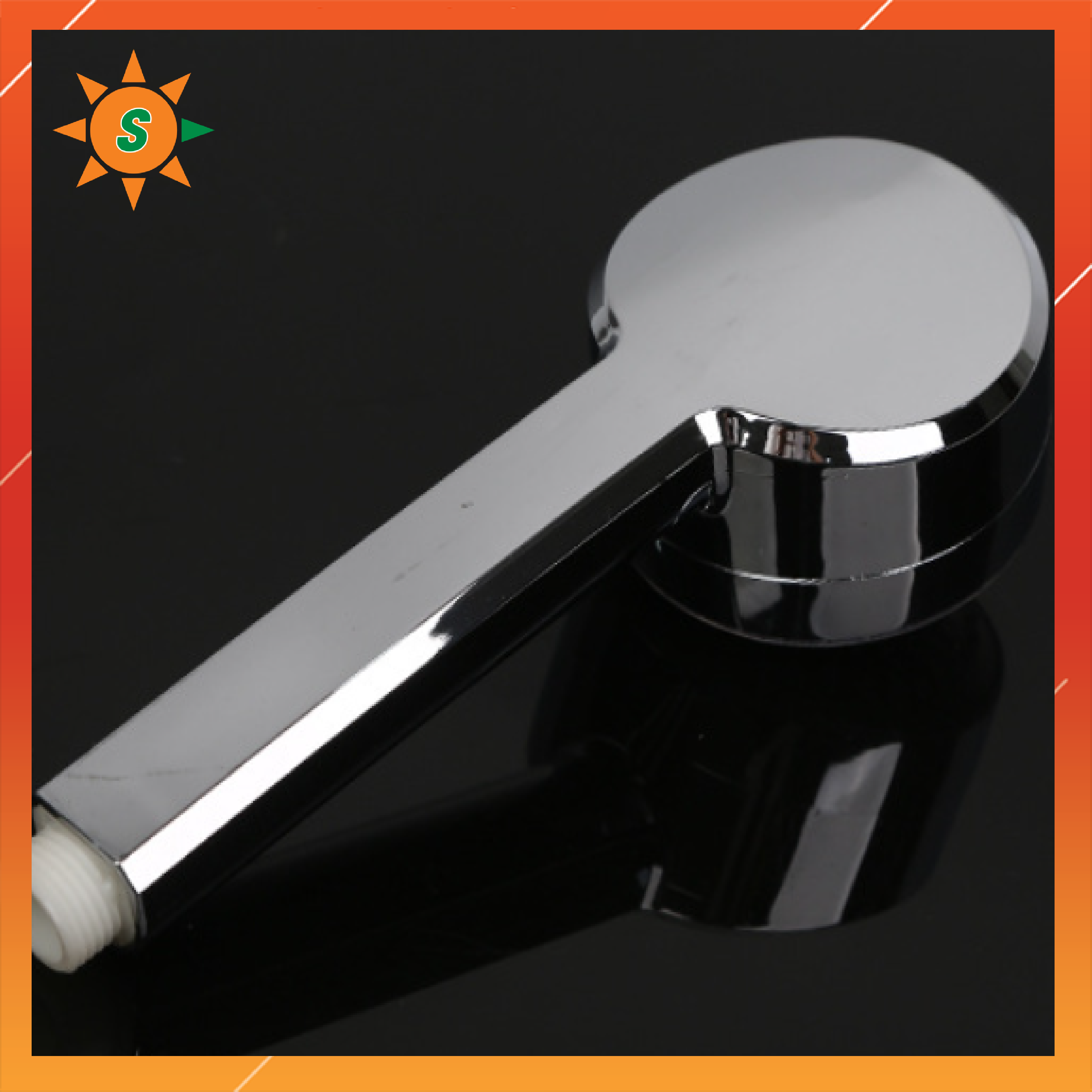 Vòi tắm sen tăng áp lực nước, có đèn thay đổi màu theo nhiệt độ, không cần dùng điện và Pin