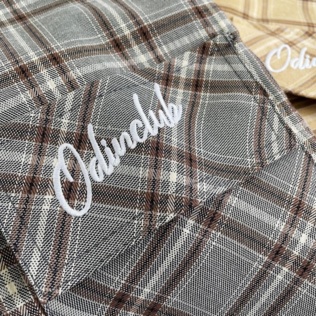 Áo Sơmi dài tay Flannel ODIN, Áo sơmi dài tay kẻ sọc oversize.Local Brand ODIN CLUB