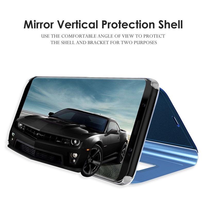 Bao Da Tráng Gương Thời Trang Cho Samsung Galaxy S9 S8 A50 A70 Note 8 9 10 S10 S10E Plus A20 A30 A6 A7 A8 A9 J4 J6 2018 A9 Pro