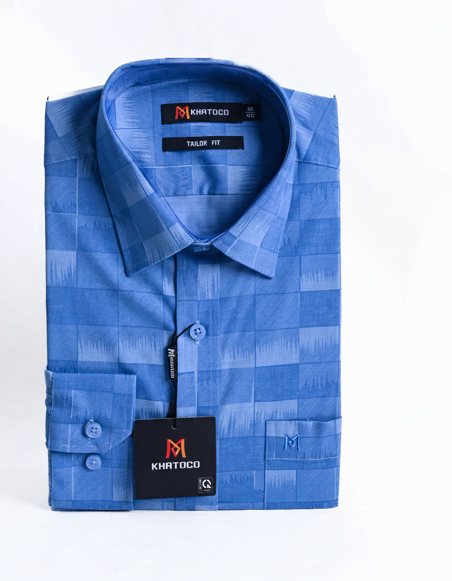 Áo sơ mi nam tay dài Khatoco(M-2XL)