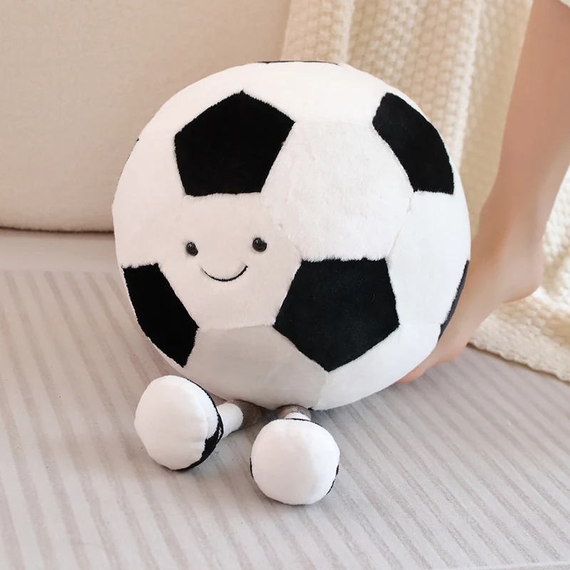 Gấu bông hình quả bóng đá dễ thương - Size từ 25cm đến 35cm - Quà tặng gấu bông quả bóng đá êm mịn cho bé